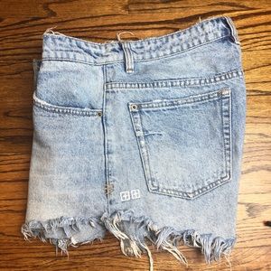 Ksubi distressed boyfriend denim shorts